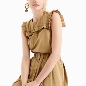 *NEW* J. Crew Ruffled BiB Top size 4 Tall